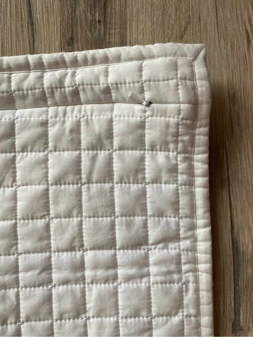 Hotel Collection Quilted White Pillow Sham